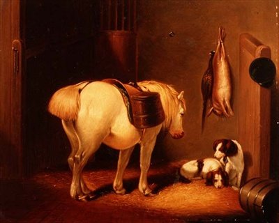 A vadőr istállója alkotó: Abraham Cooper