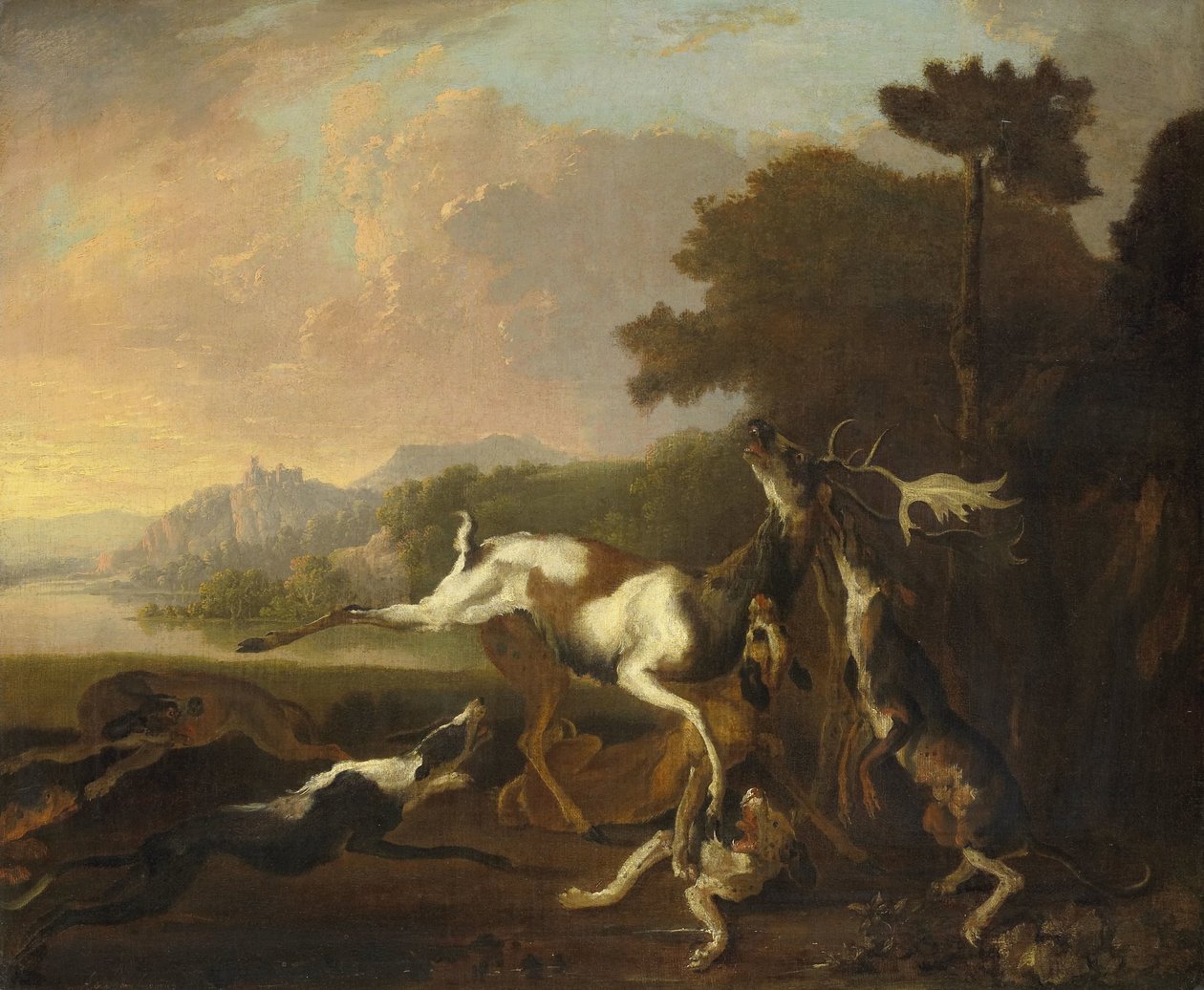 A Szarvasvadászat alkotó: Abraham Danielsz. Hondius