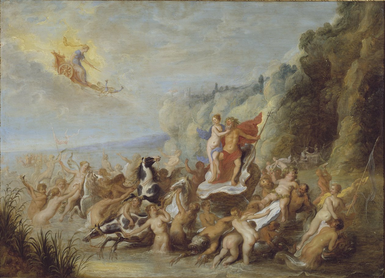 Neptunusz és Amfitrit alkotó: Abraham Jansz. van Diepenbeeck
