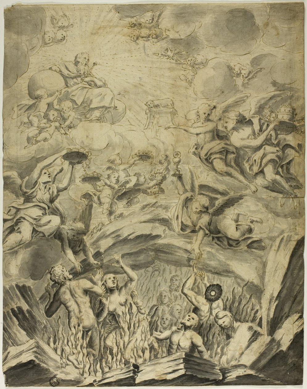 A halottak feltámadása alkotó: Abraham Jansz. van Diepenbeeck