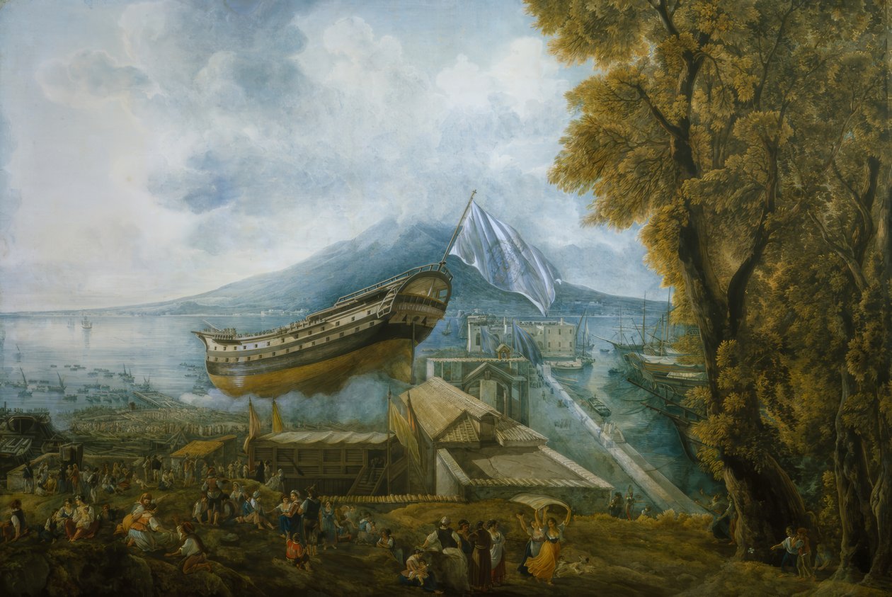 Az "Archimede" vízre bocsátása alkotó: Abraham Louis Rodolphe Ducros
