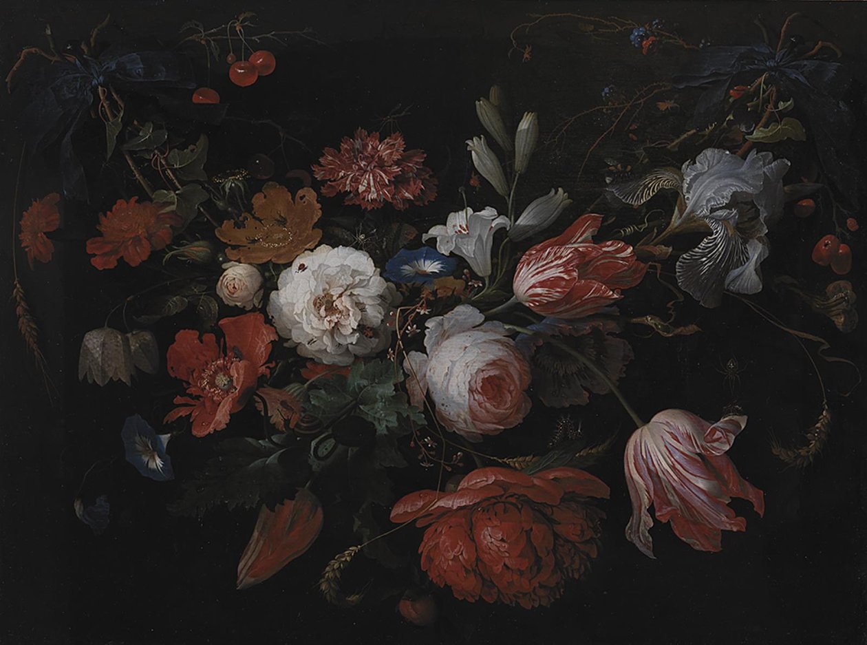Virágfüzér alkotó: Abraham Mignon