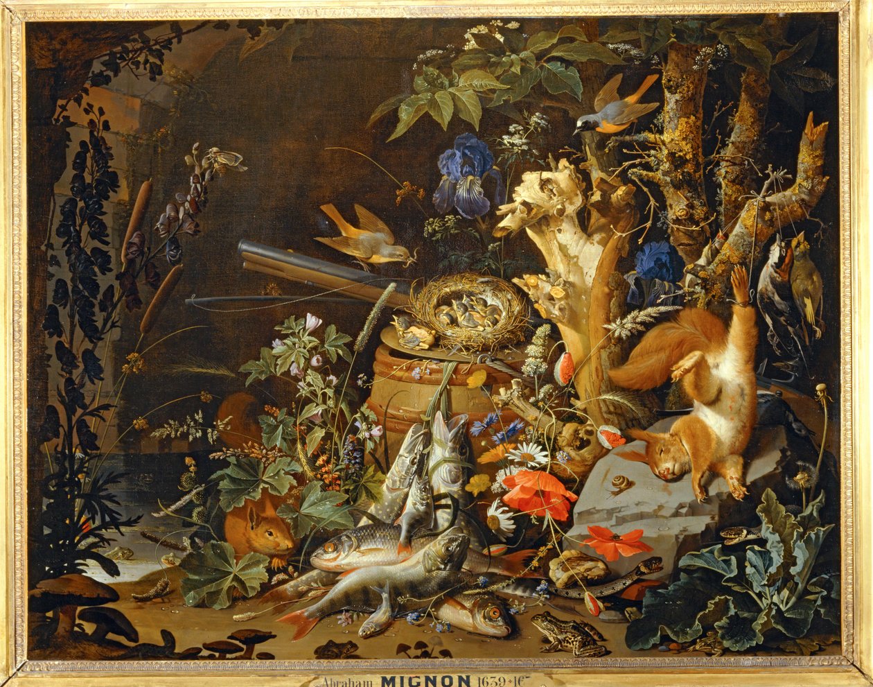 A pintyek fészke ... alkotó: Abraham Mignon