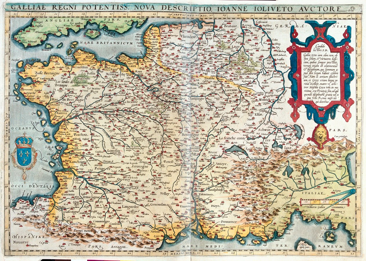 Franciaország alkotó: Abraham Ortelius