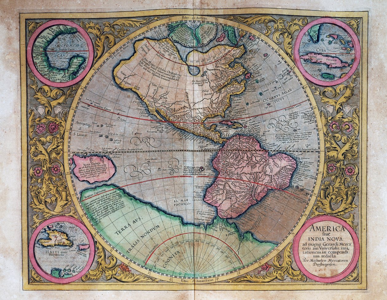 Világtérkép: Abraham Ortelius (1527-1598) alkotó: Abraham Ortelius