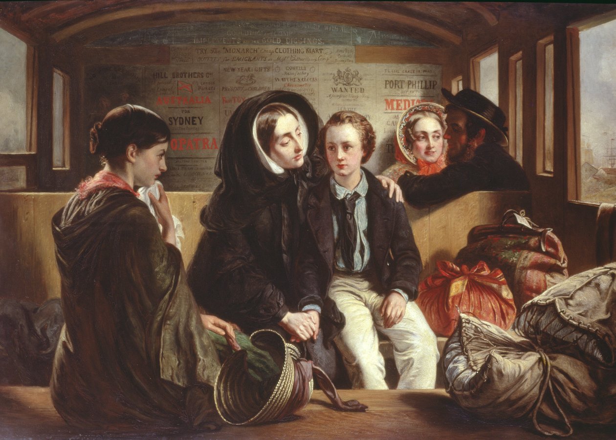 Második osztály – Az elválás, 1855 körül alkotó: Abraham Solomon