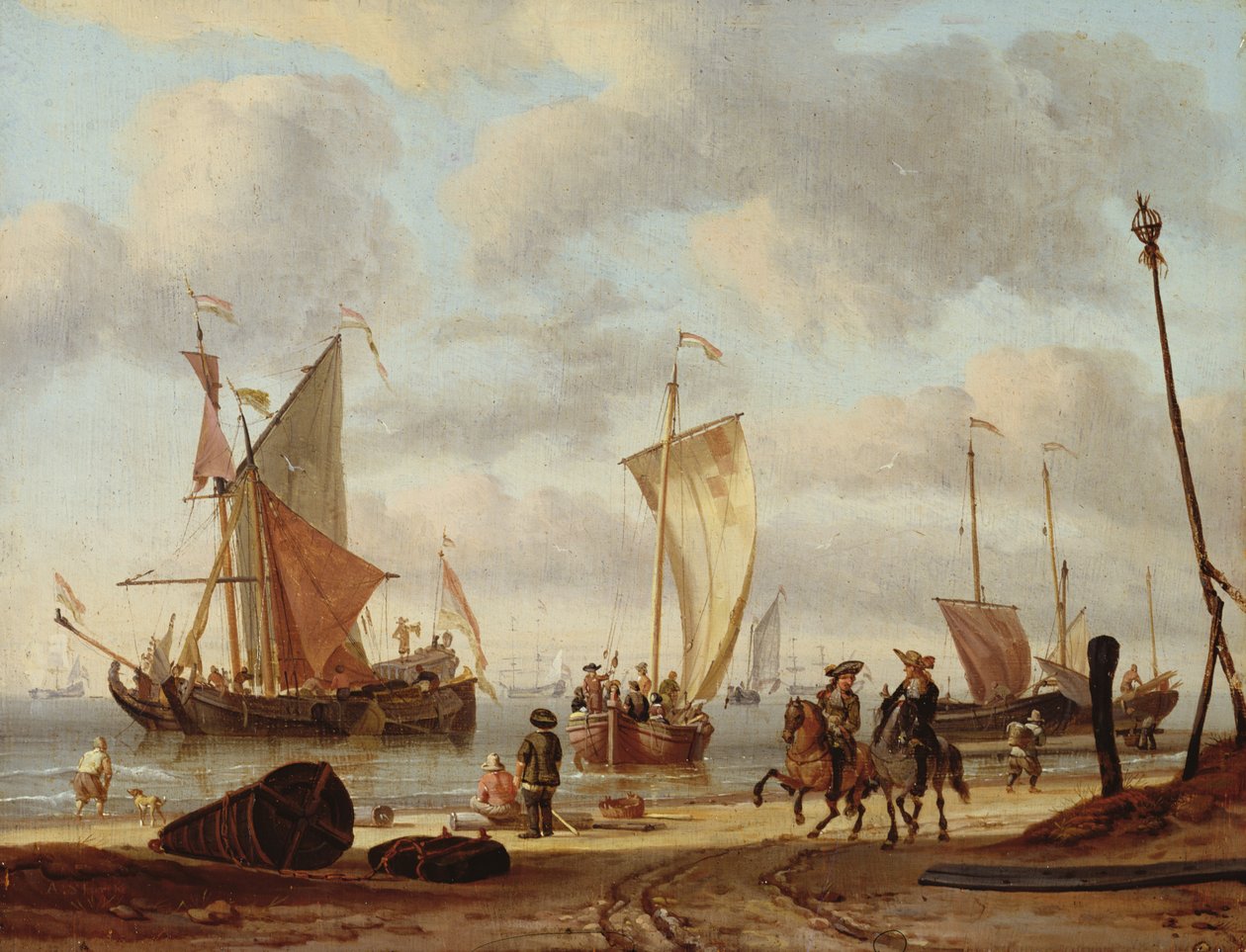 Szállítás Anchornál alkotó: Abraham Storck