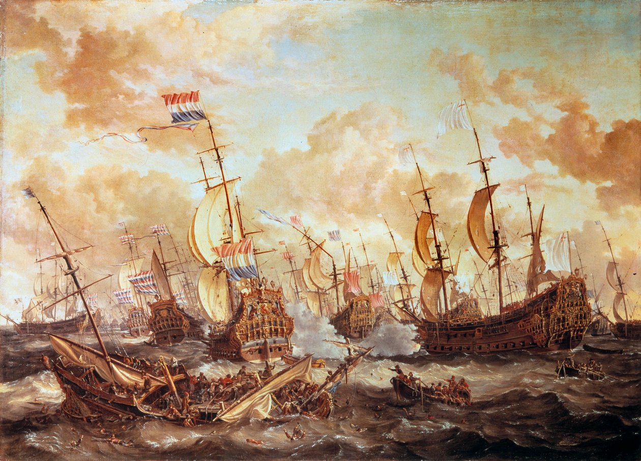 A négynapi csata alkotó: Abraham Storck