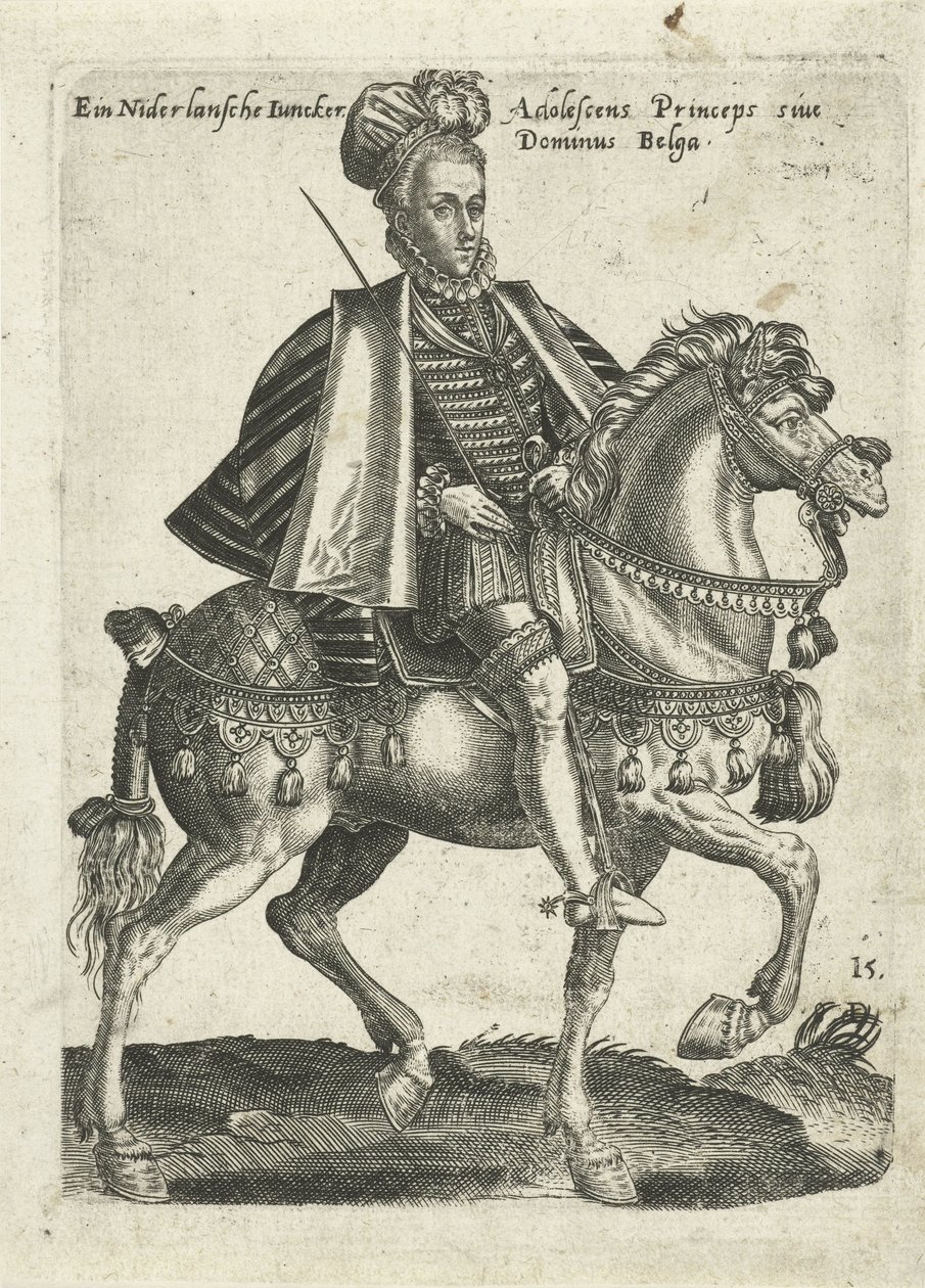 Holland lovagló alkotó: Abraham de Bruyn (attributed to)