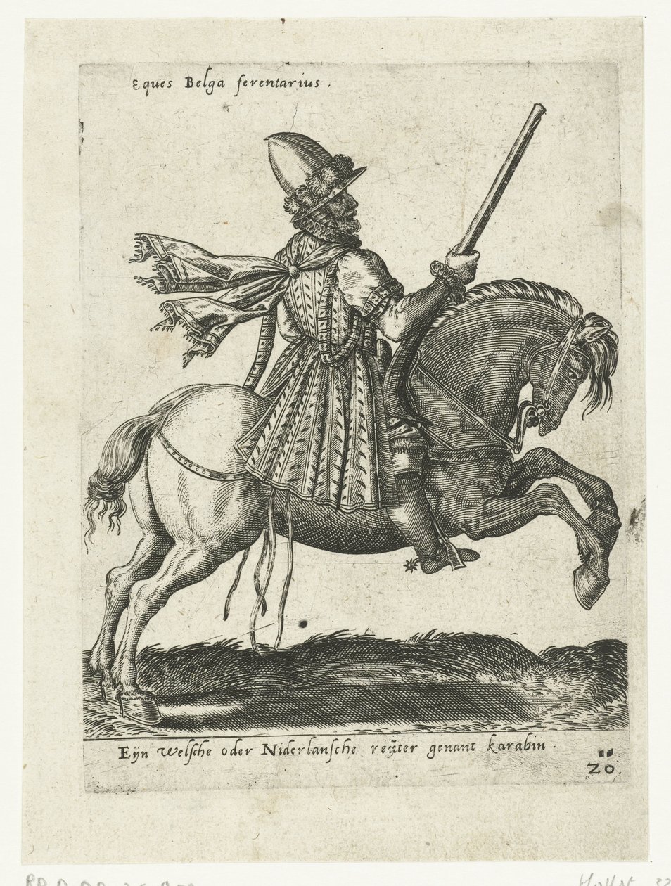 Karabélyos holland lovas alkotó: Abraham de Bruyn (attributed to)