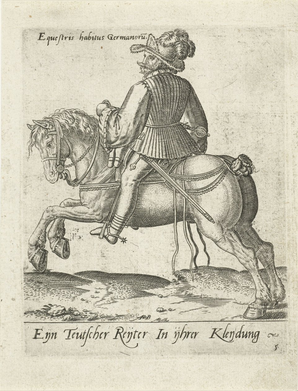 német lovas alkotó: Abraham de Bruyn