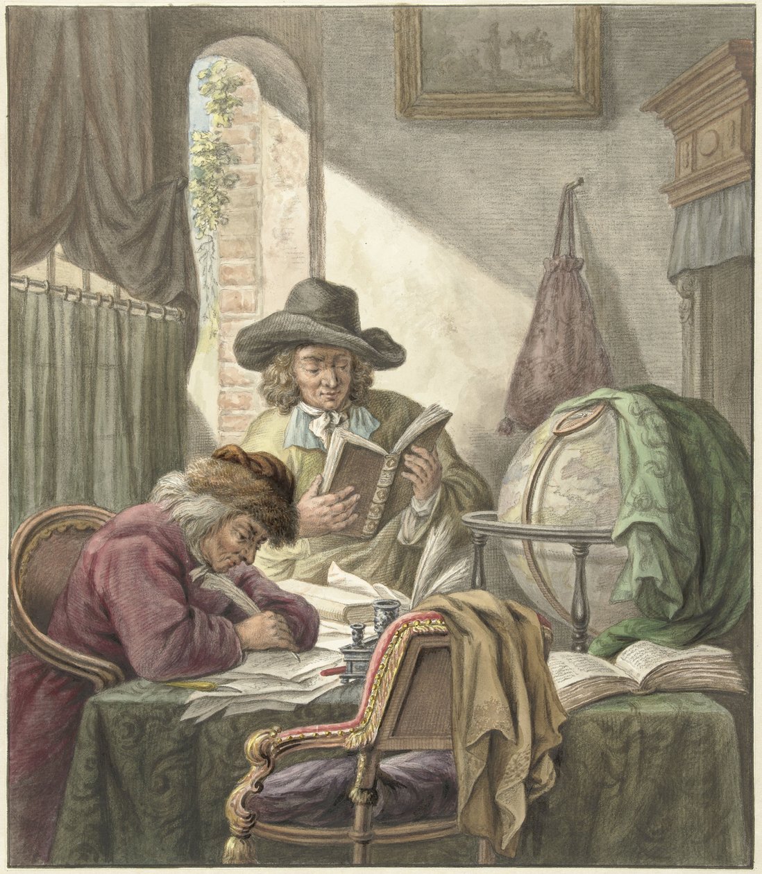 A Tudósok alkotó: Abraham van (after) Strij