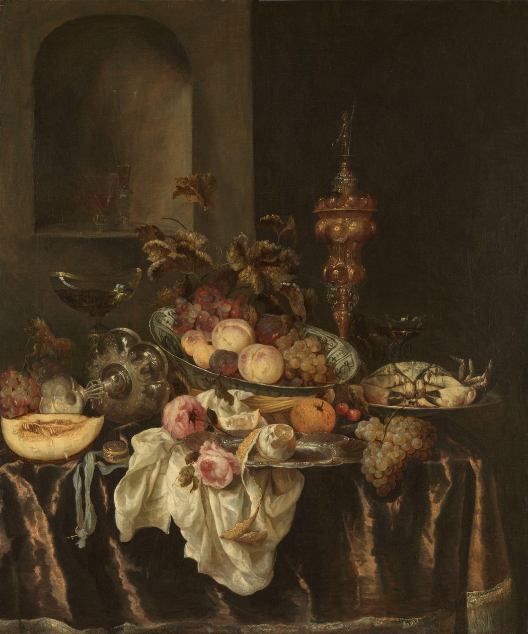 Csendélet alkotó: Abraham van Beyeren (attributed to)