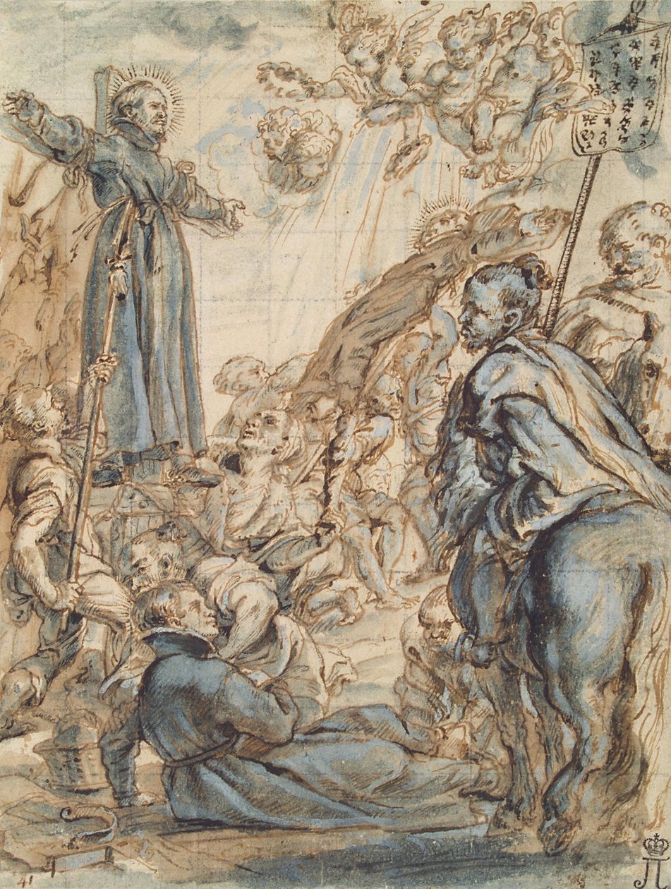 A jezsuiták mártíromsága Japánban alkotó: Abraham van Diepenbeeck