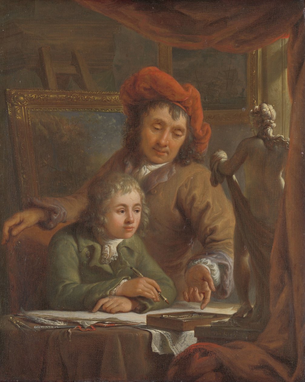 A Rajzlecke a rajzlecke alkotó: Abraham van Strij (I)