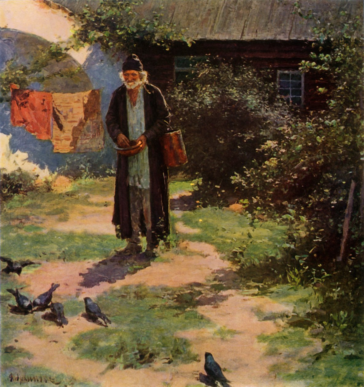„A remete”, 1891, 1965. alkotó: Abram Arkhipov