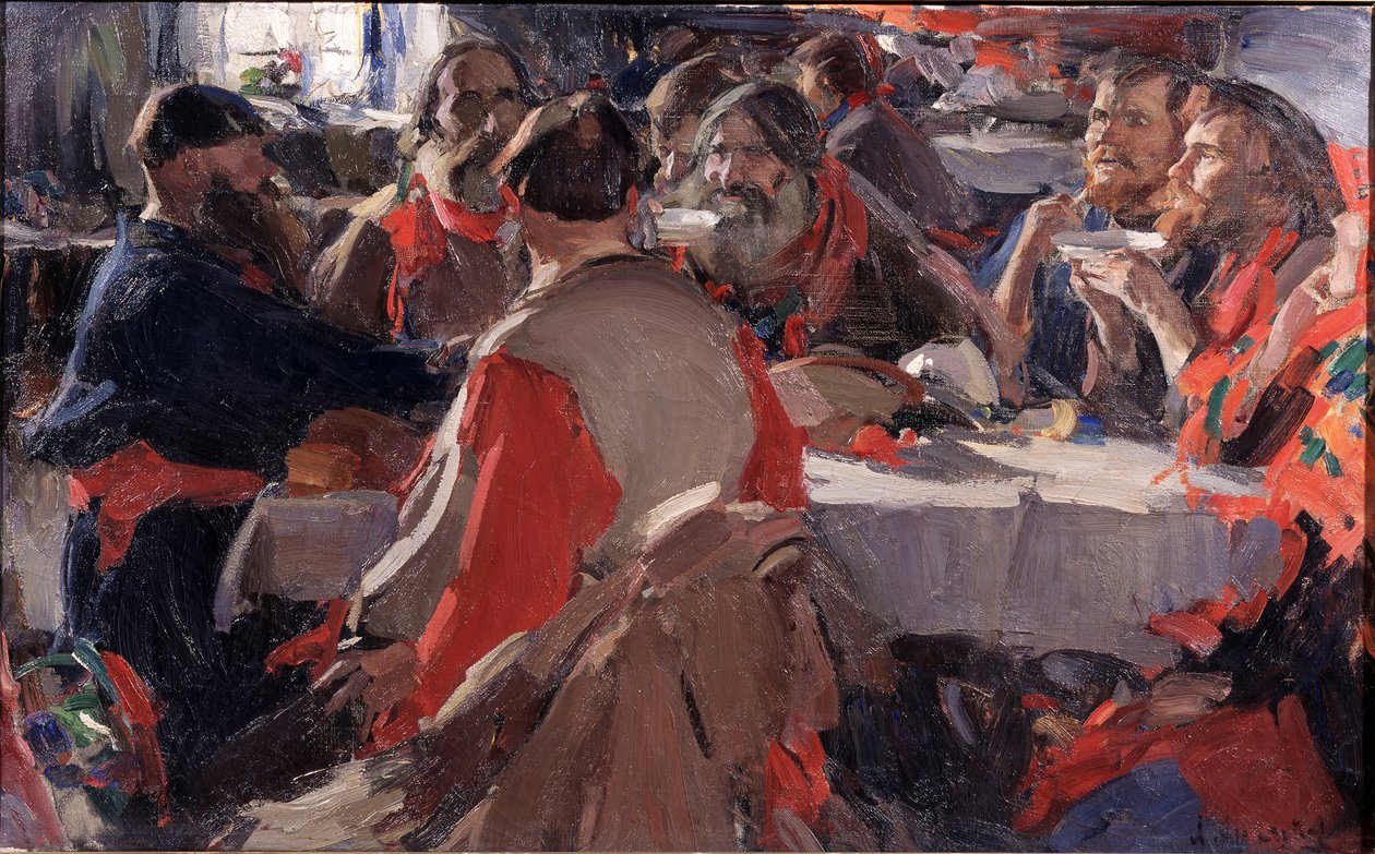Tea ivás alkotó: Abram Efimovich Arkhipov