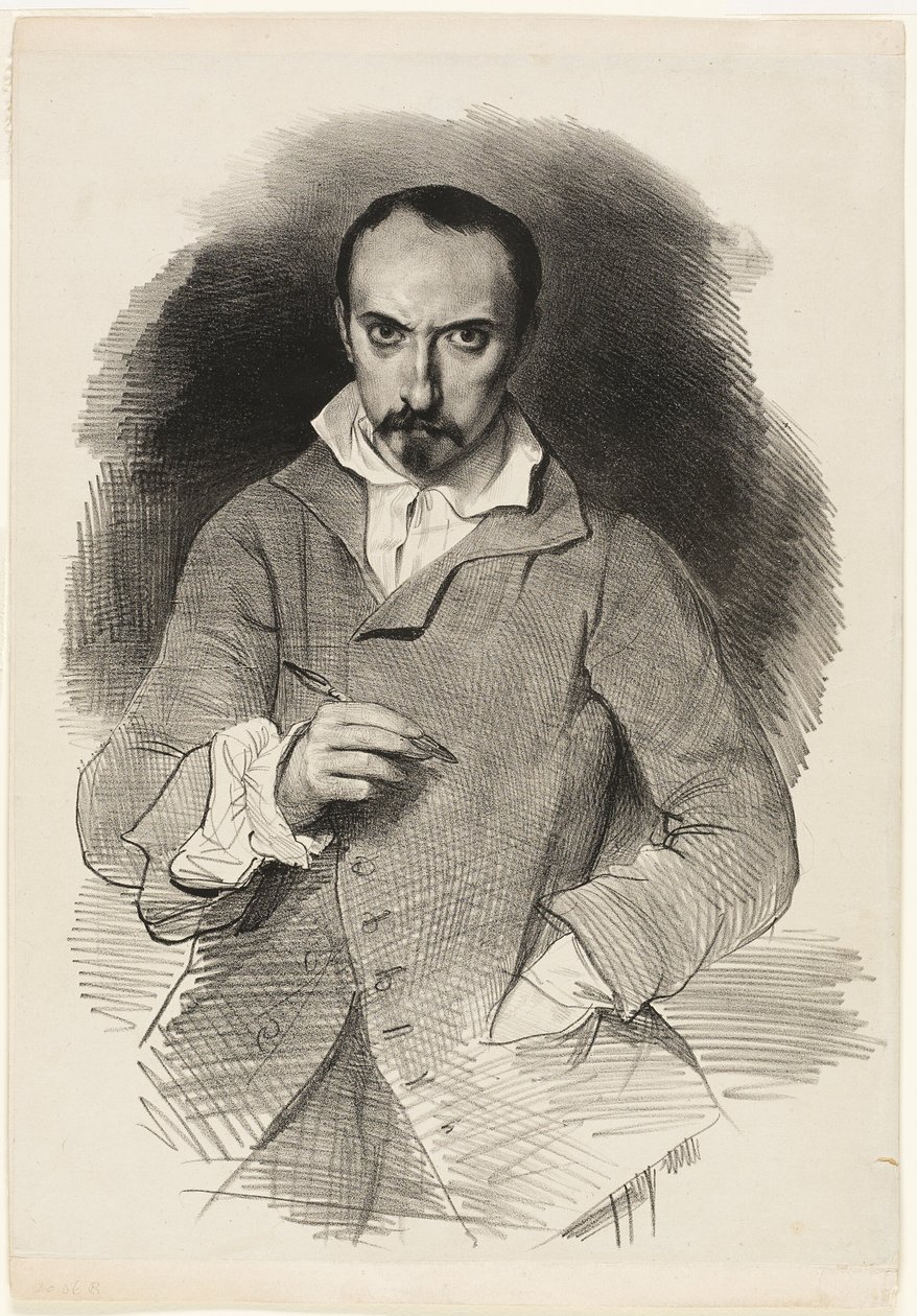 Önarckép alkotó: Achille Devéria