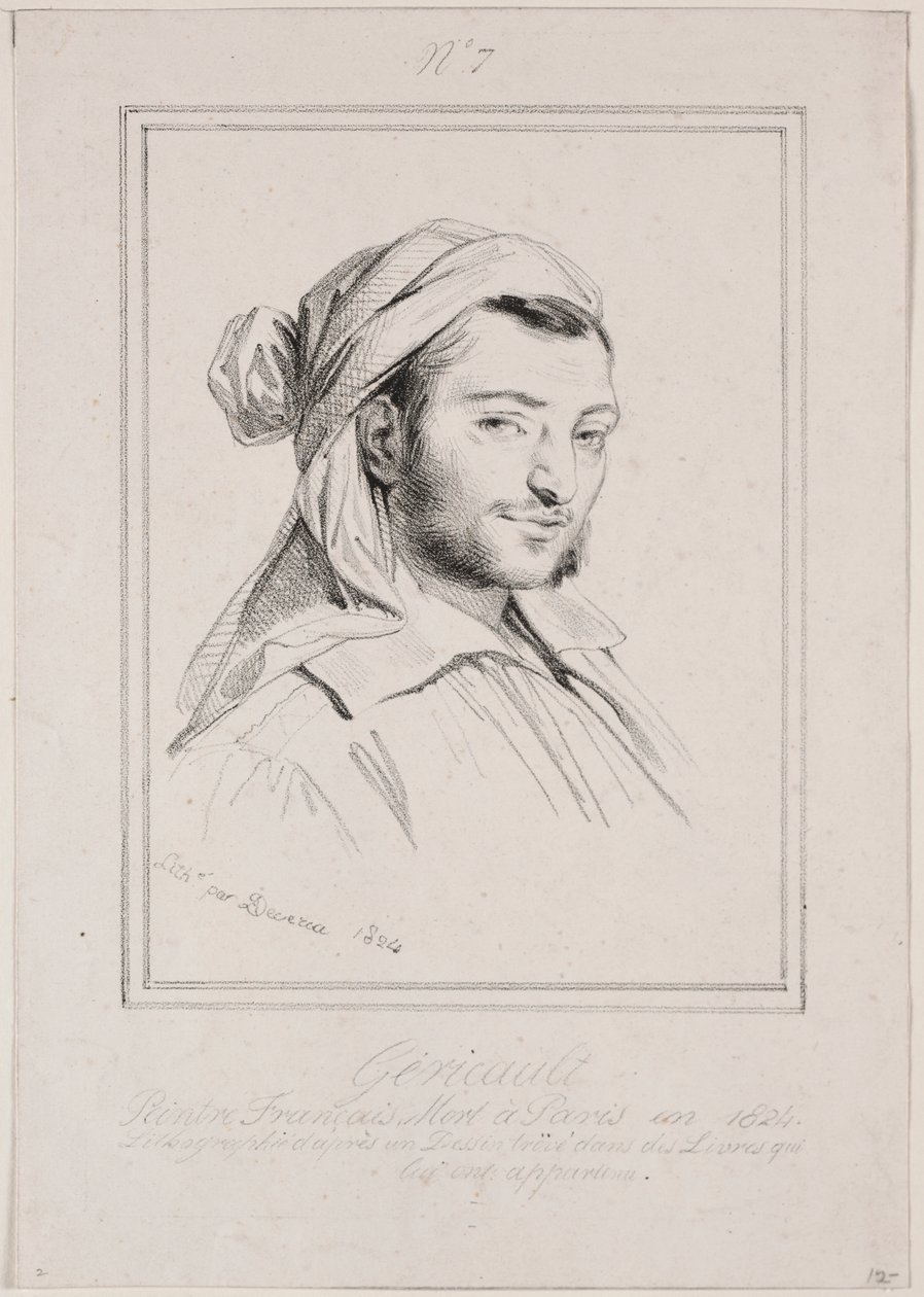 Theodore Gericault alkotó: Achille Devéria