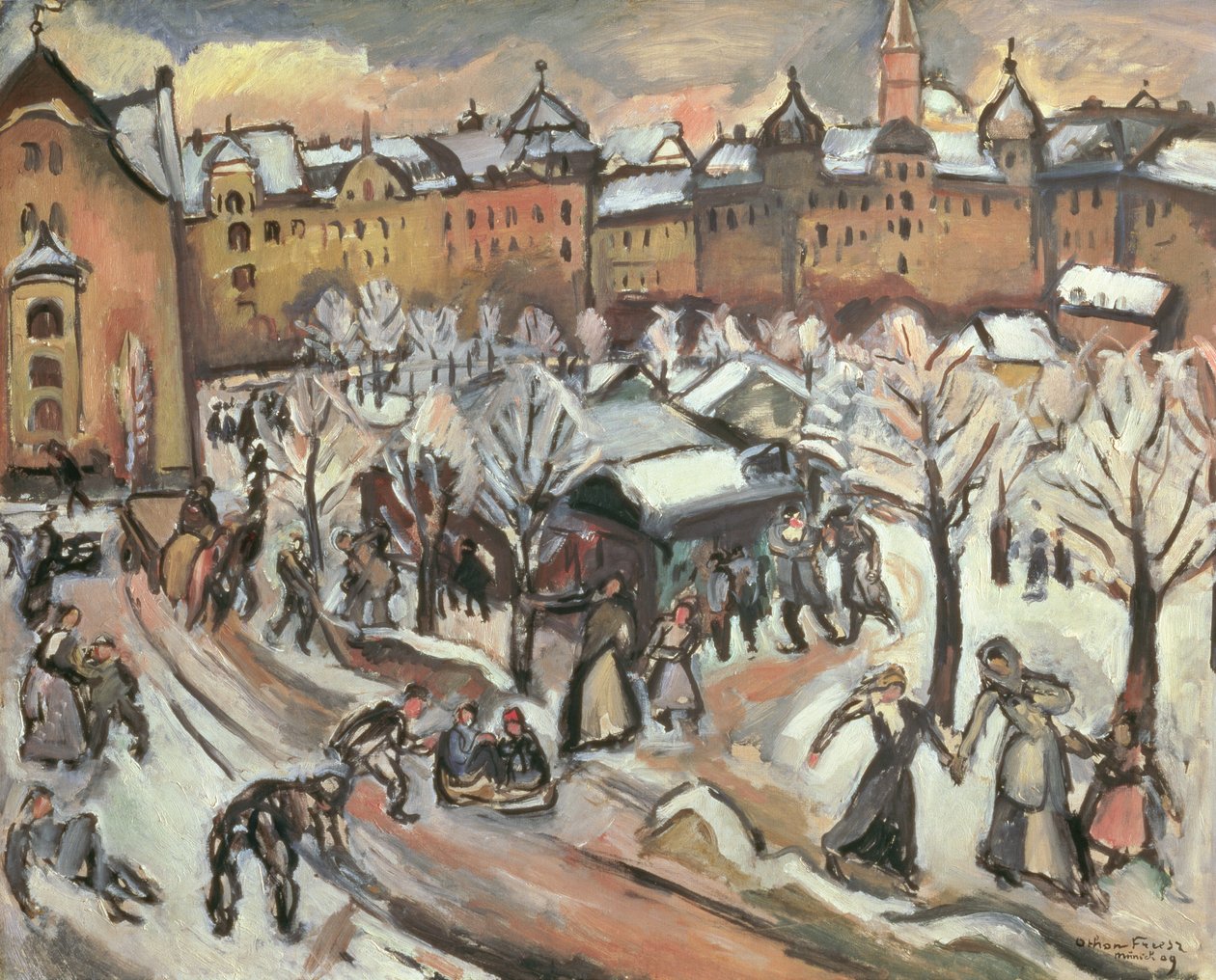 Havazás Münchenben alkotó: Achille Emile Othon Friesz