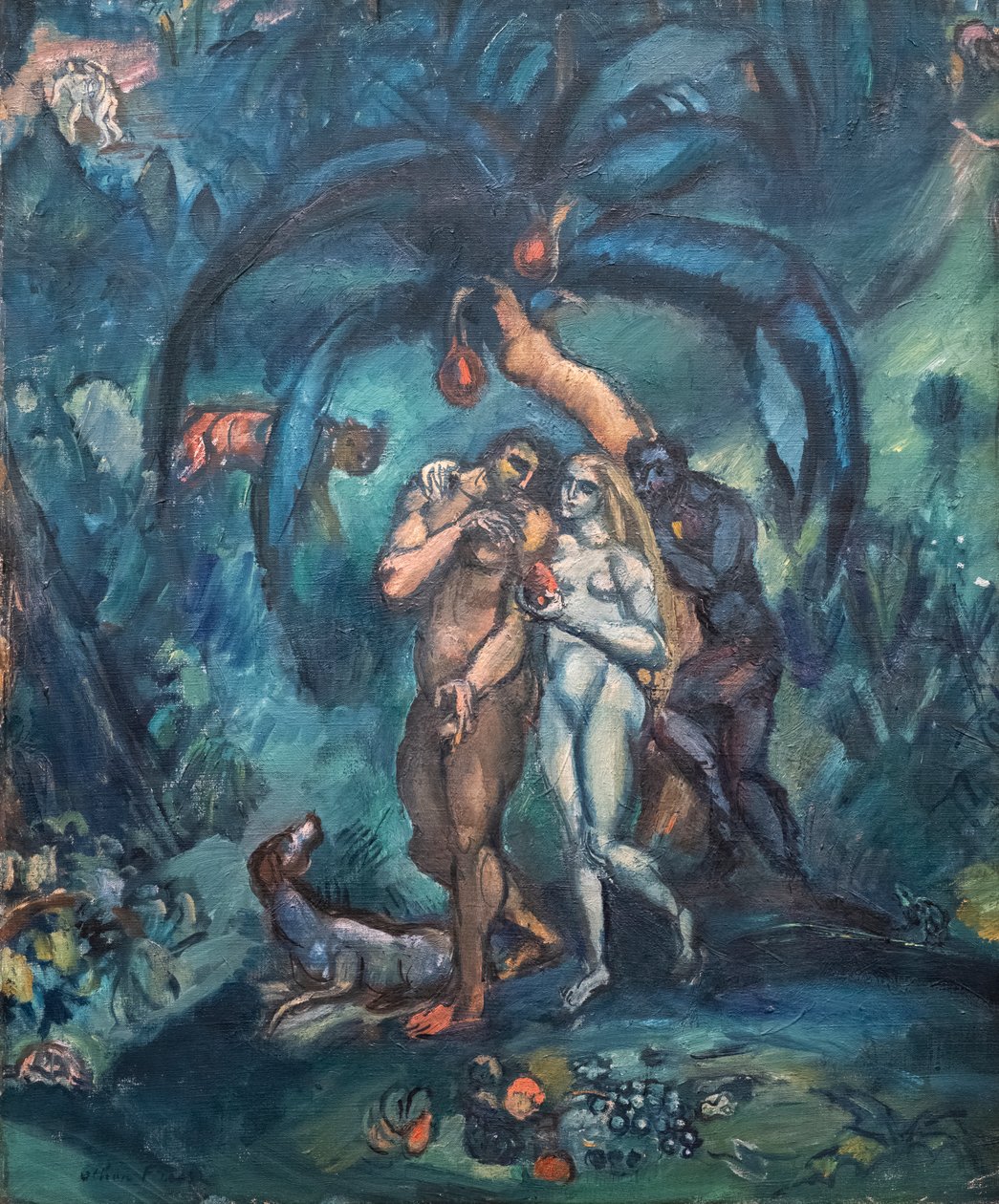 Kísértés (Ádám és Éva) alkotó: Achille Emile Othon Friesz