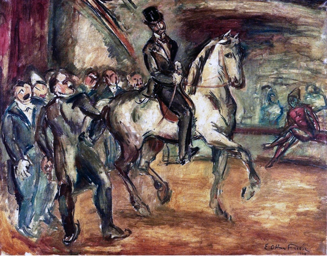 Edzés a Medrano Circusban alkotó: Achille Emile Othon Friesz