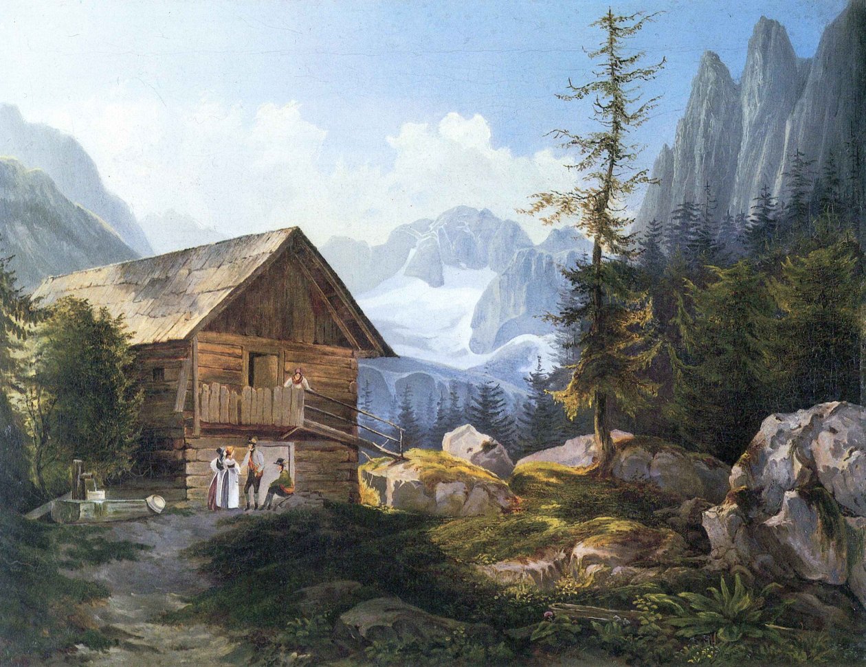 Német: A Gosau-völgyben alkotó: Adalbert Stifter