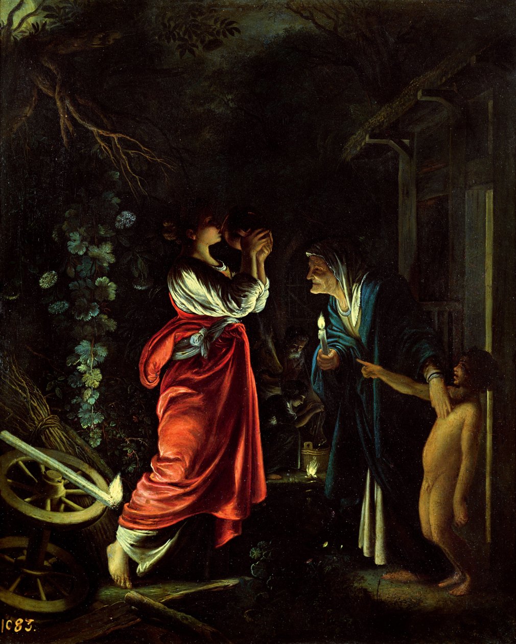 Ceres és Stellio (olaj, réz) alkotó: Adam Elsheimer
