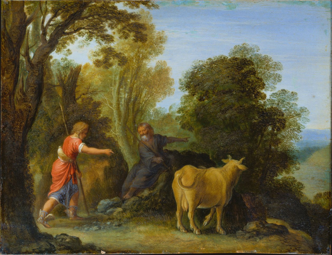Merkúr és Battus alkotó: Adam Elsheimer