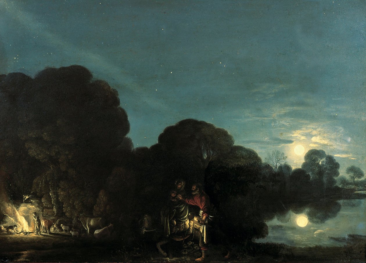Repülés Egyiptomba alkotó: Adam Elsheimer