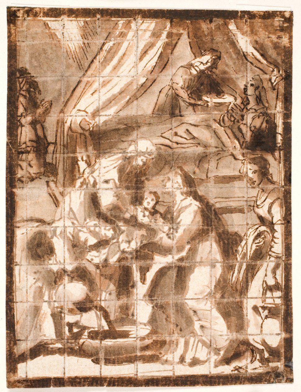 Szűz Mária születése alkotó: Adam Elsheimer