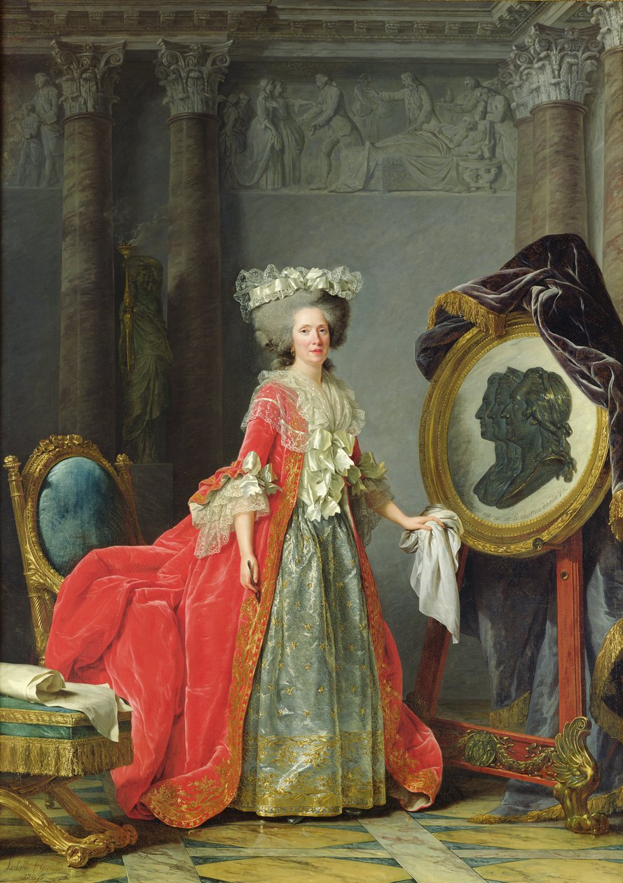A francia Adelaide portréja alkotó: Adelaide Labille Guiard