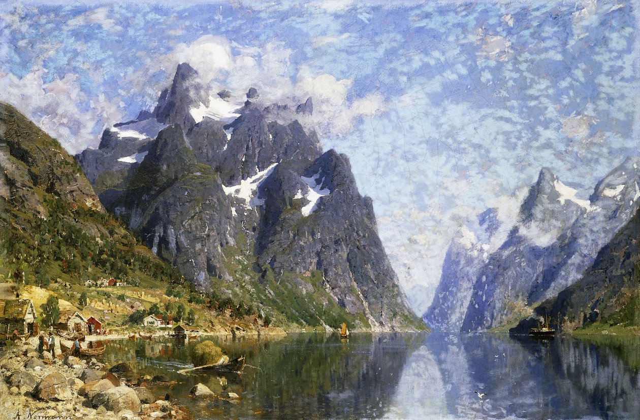 Hardanger Fjord, Norvégia, alkotó: Adelsteen Normann