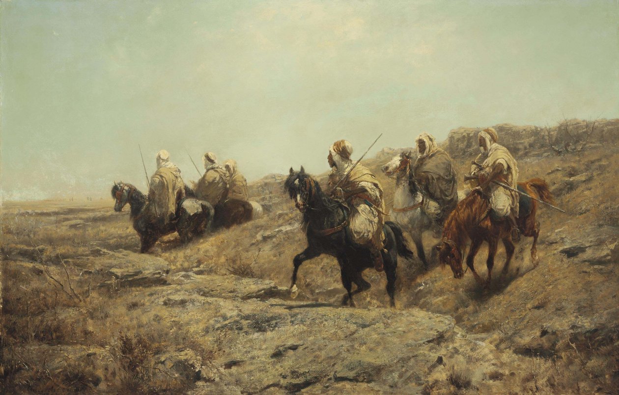 Arab harcosok alkotó: Adolf Schreyer