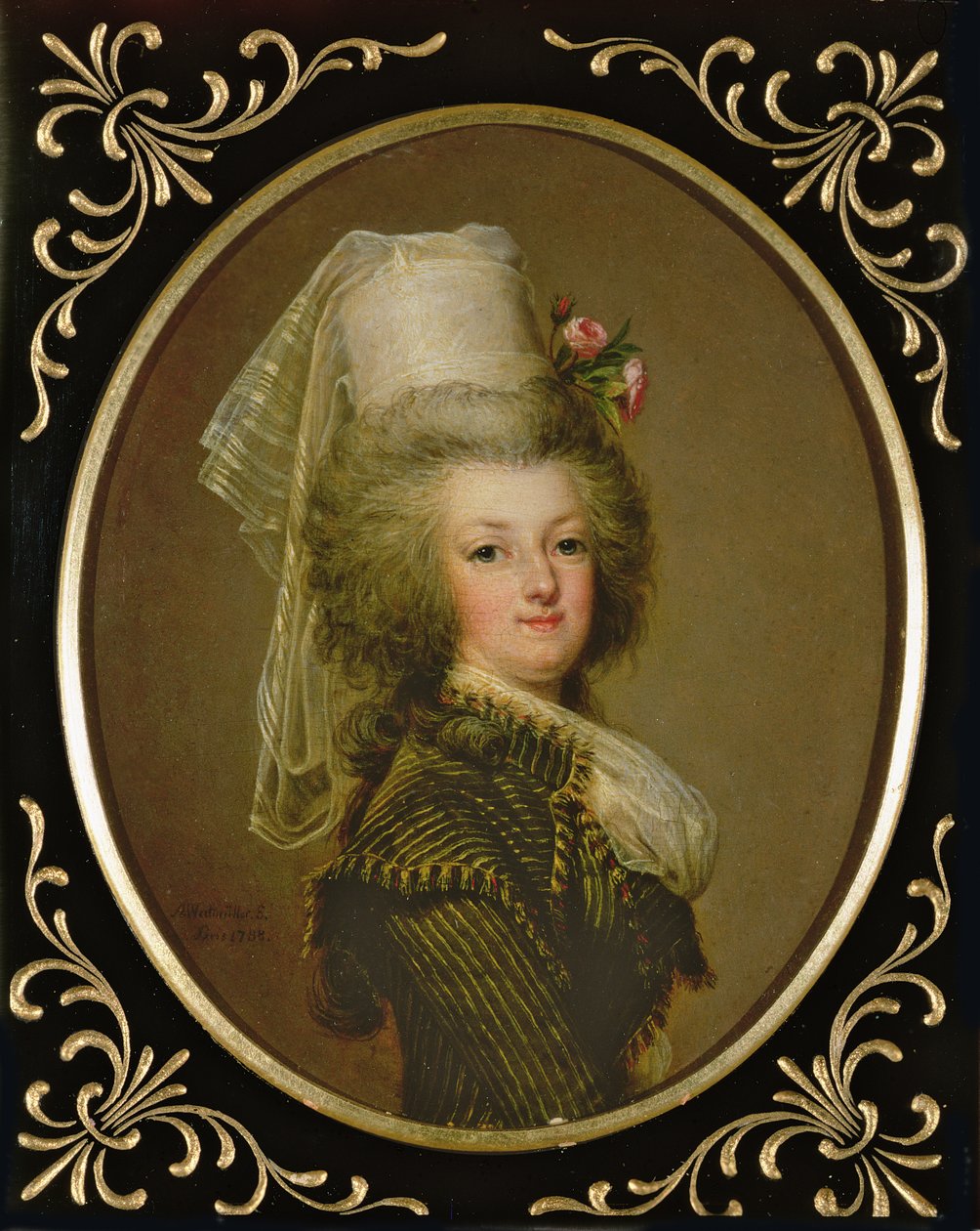 Habsburg-Lothringen Mária Antoinette főhercegnő (1755-93), Mária Terézia osztrák császárné (1717-80) és I. Ferenc (1708-65) tizenötödik gyermeke, XVI. Lajos (1754-93) felesége alkotó: Adolf Ulrich Wertmuller