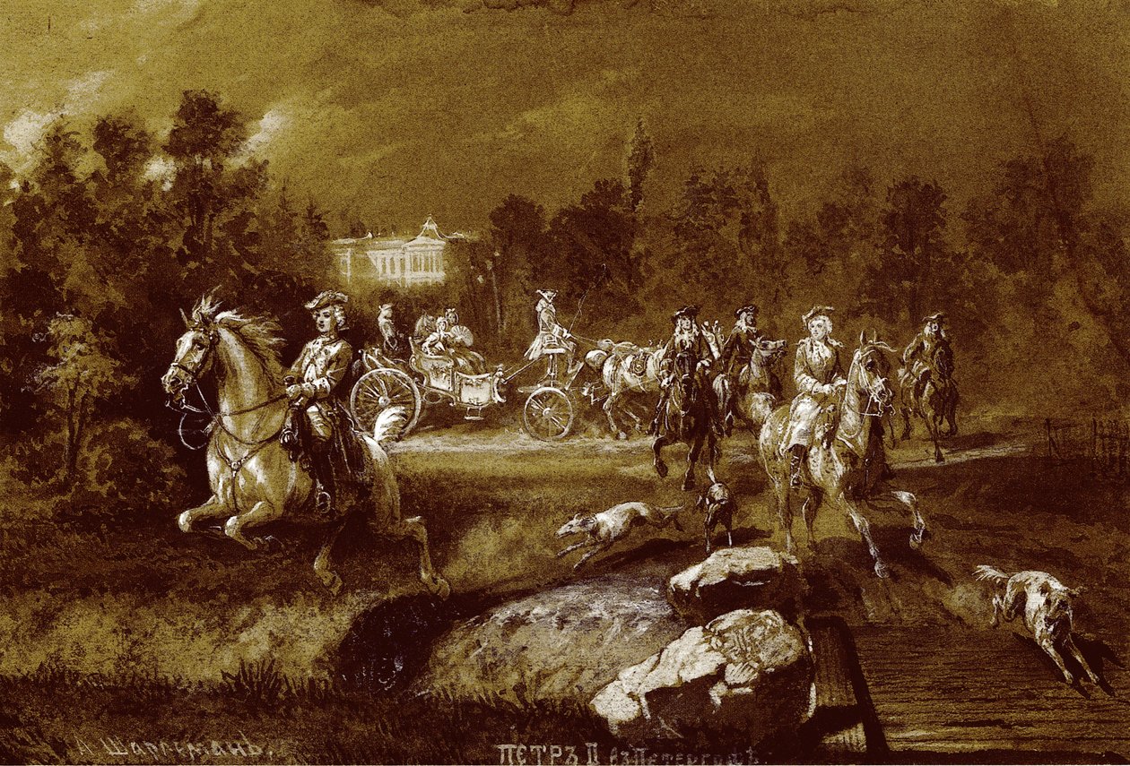 II. Péter Peterhofban alkotó: Adolf Charlemagne