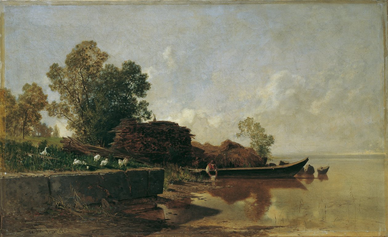 A Fraueninsel a Chiemsee-ben alkotó: Adolf Gustav Ditscheiner
