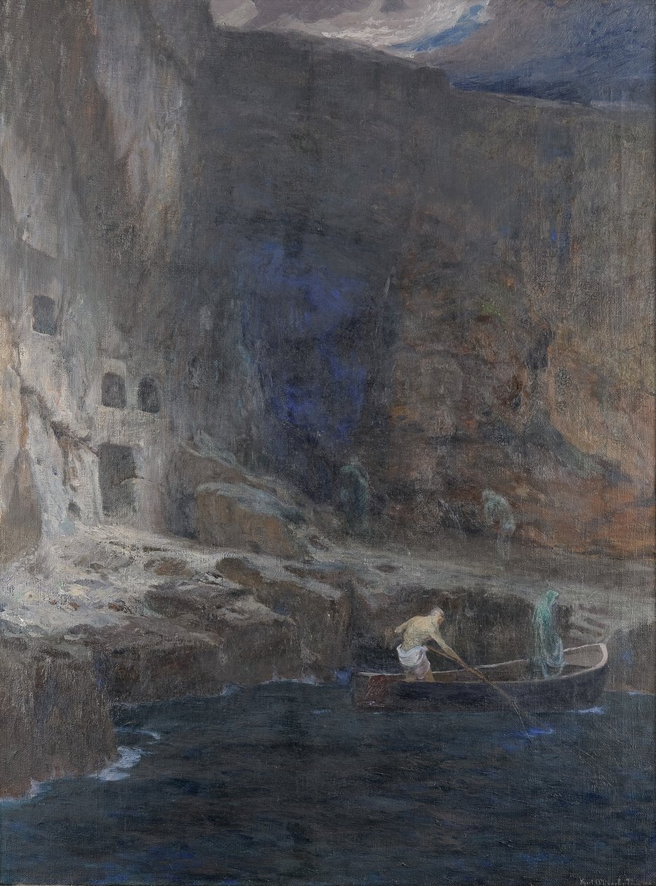 Acheron lelkei részlet, 1898 alkotó: Adolf Hiremy Hirschl