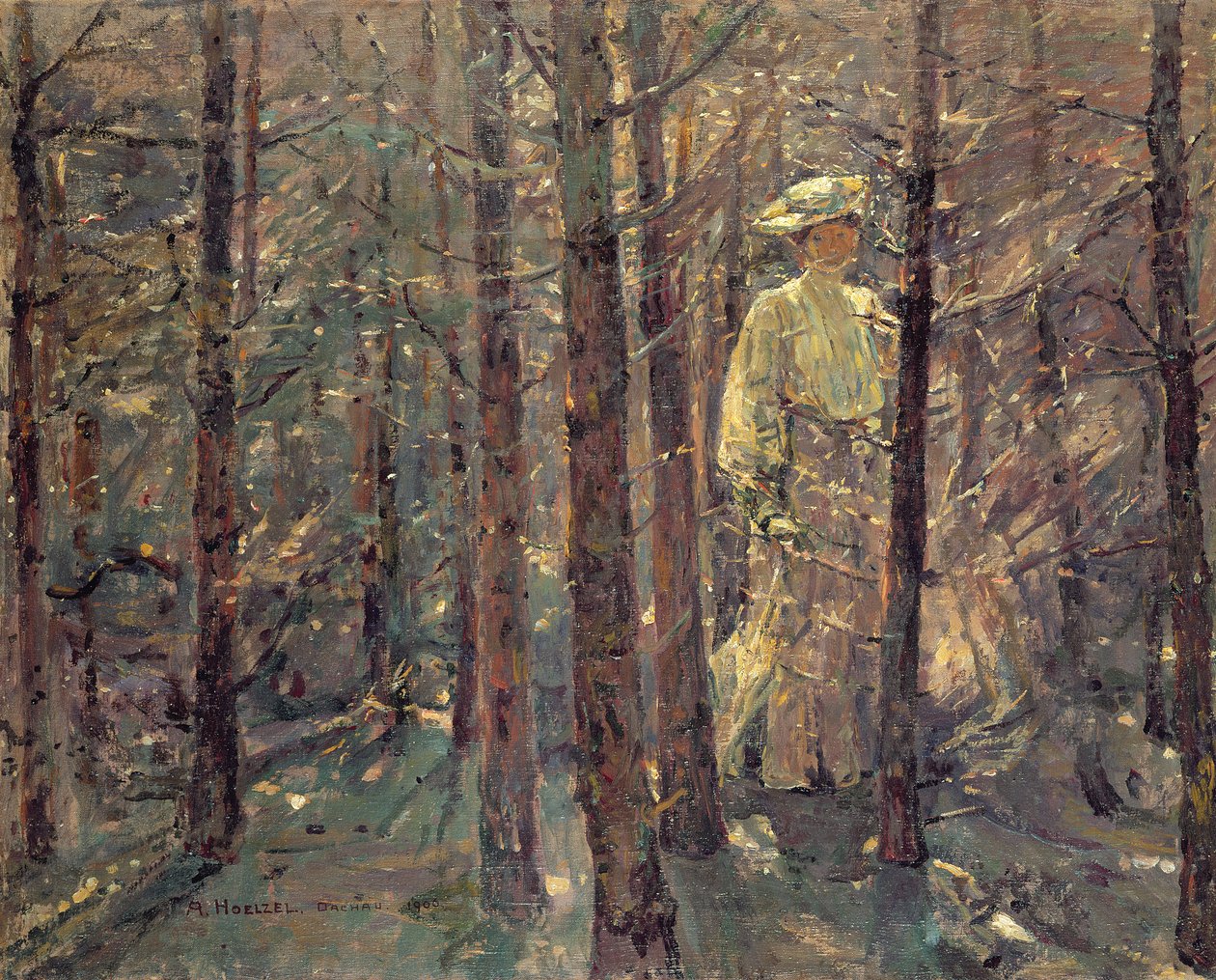 Nő az erdőben, 1906 alkotó: Adolf Hoelzel