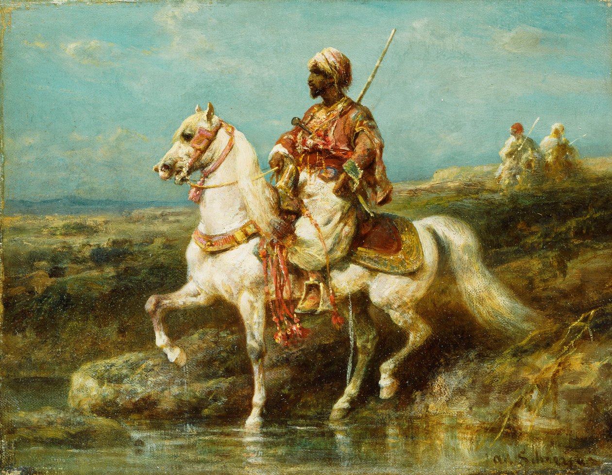 arab lovas, alkotó: Adolf Schreyer