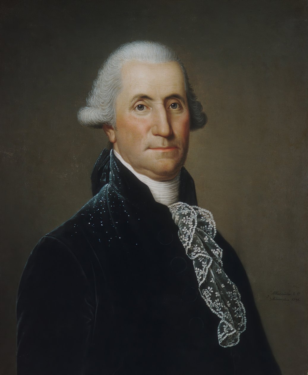 George Washington, 1795. alkotó: Adolf Ulric Wertmüller