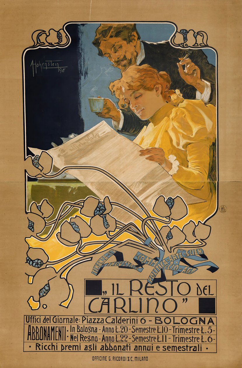 A Carlino többi része, 1898. alkotó: Adolfo Hohenstein