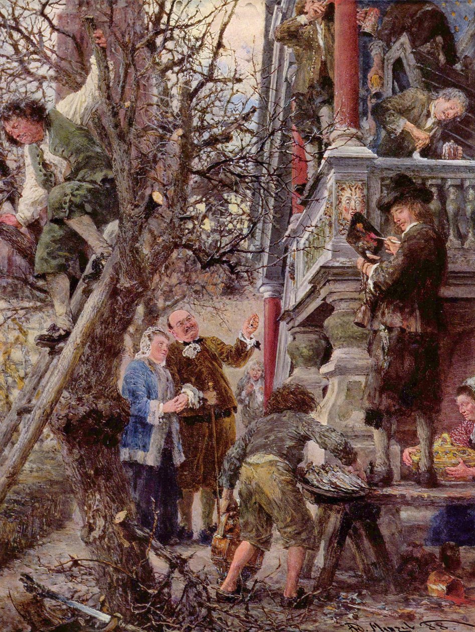 Boldogok birtoklása alkotó: Adolph Menzel
