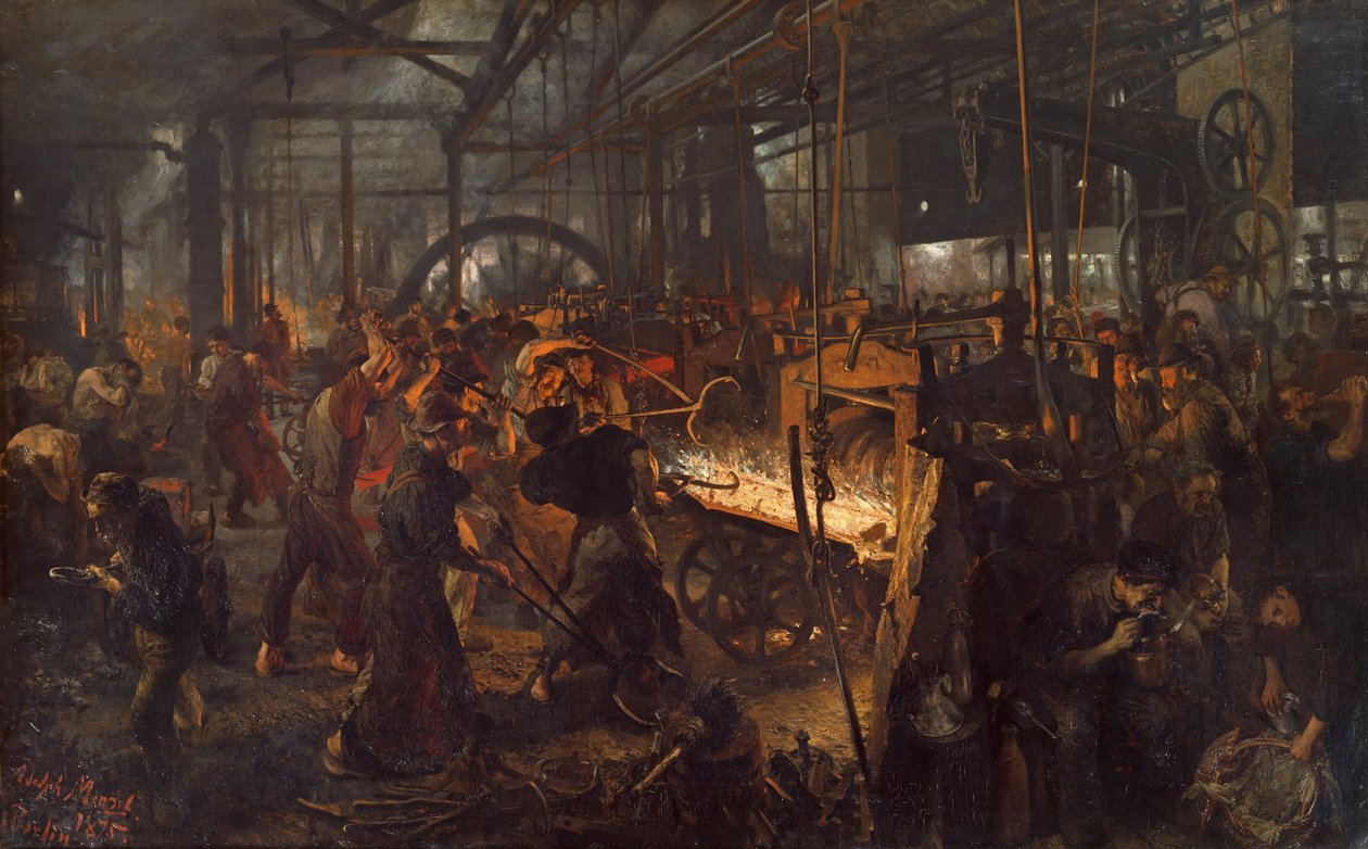 Vashengermű alkotó: Adolph Menzel