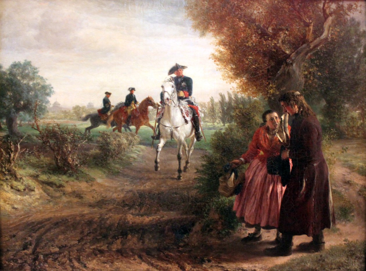 A Petíció alkotó: Adolph Menzel