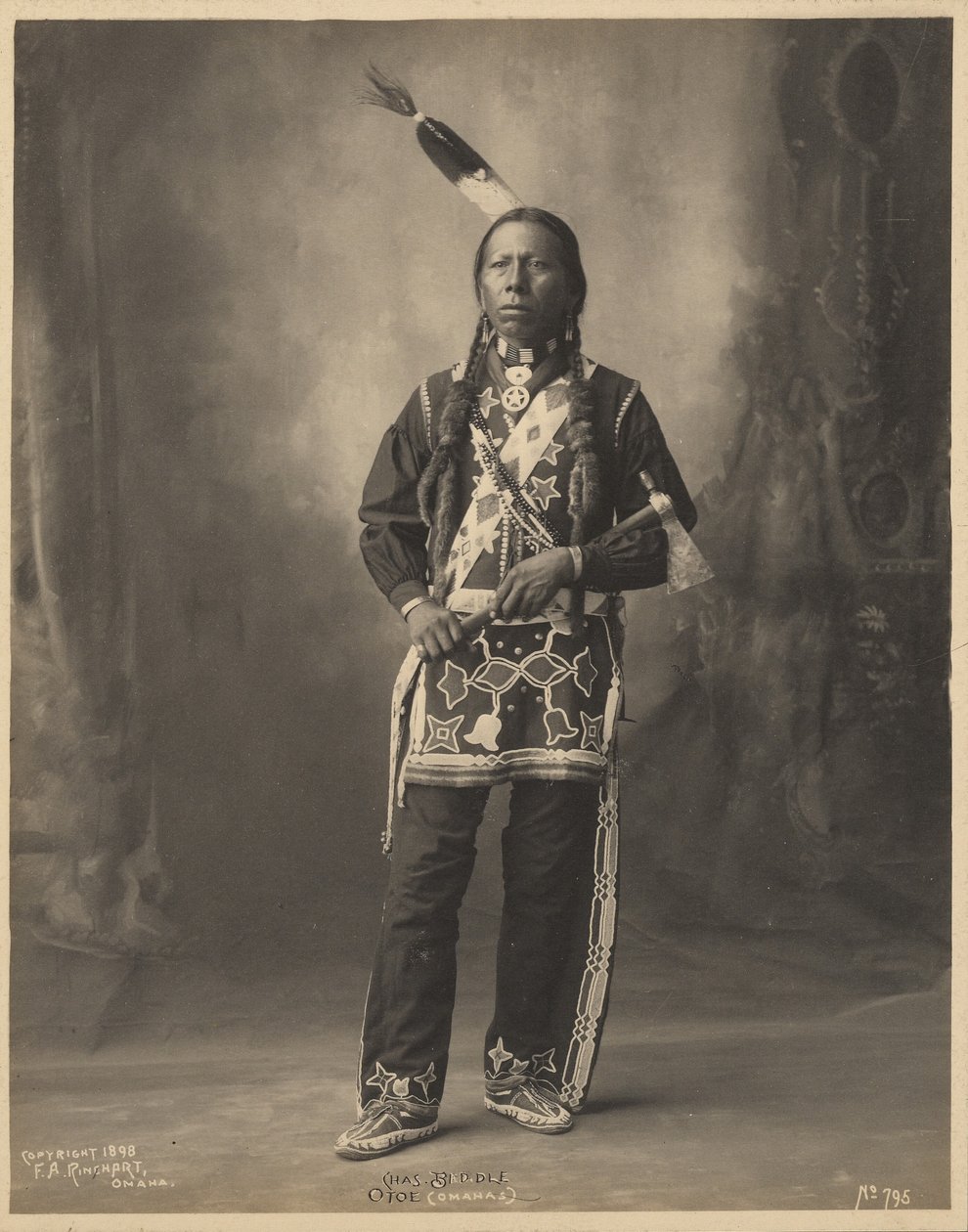 Chas. Biddle, Otoe (Omaha) alkotó: Adolph F. Muhr
