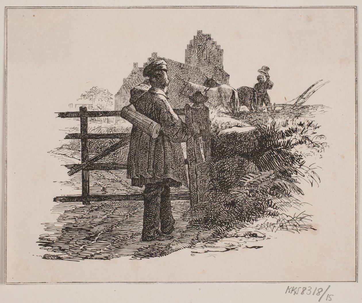 Az esti idő alkotó: Johan Adolph Kittendorff