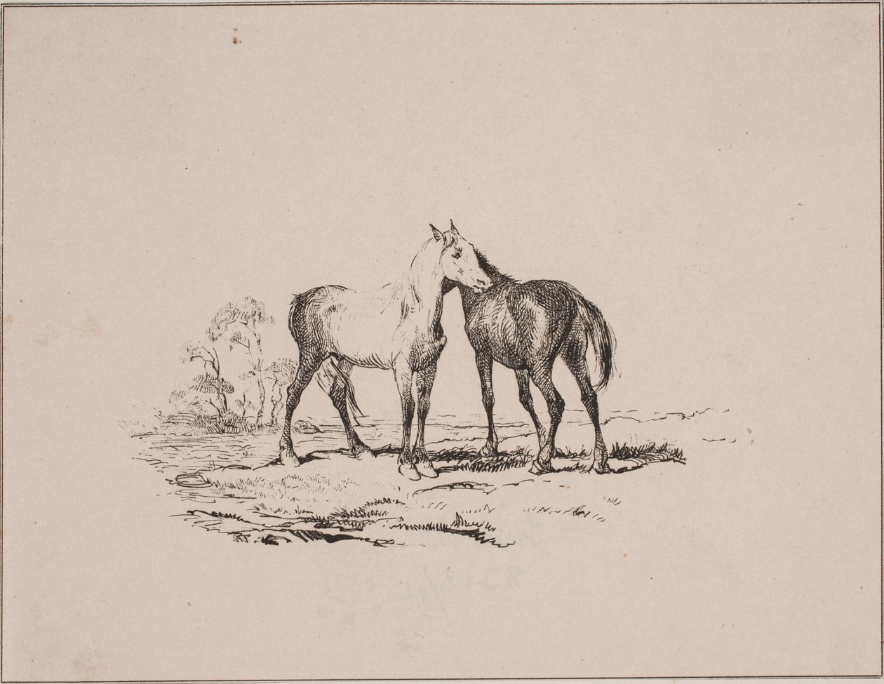 A két ló alkotó: Johan Adolph Kittendorff