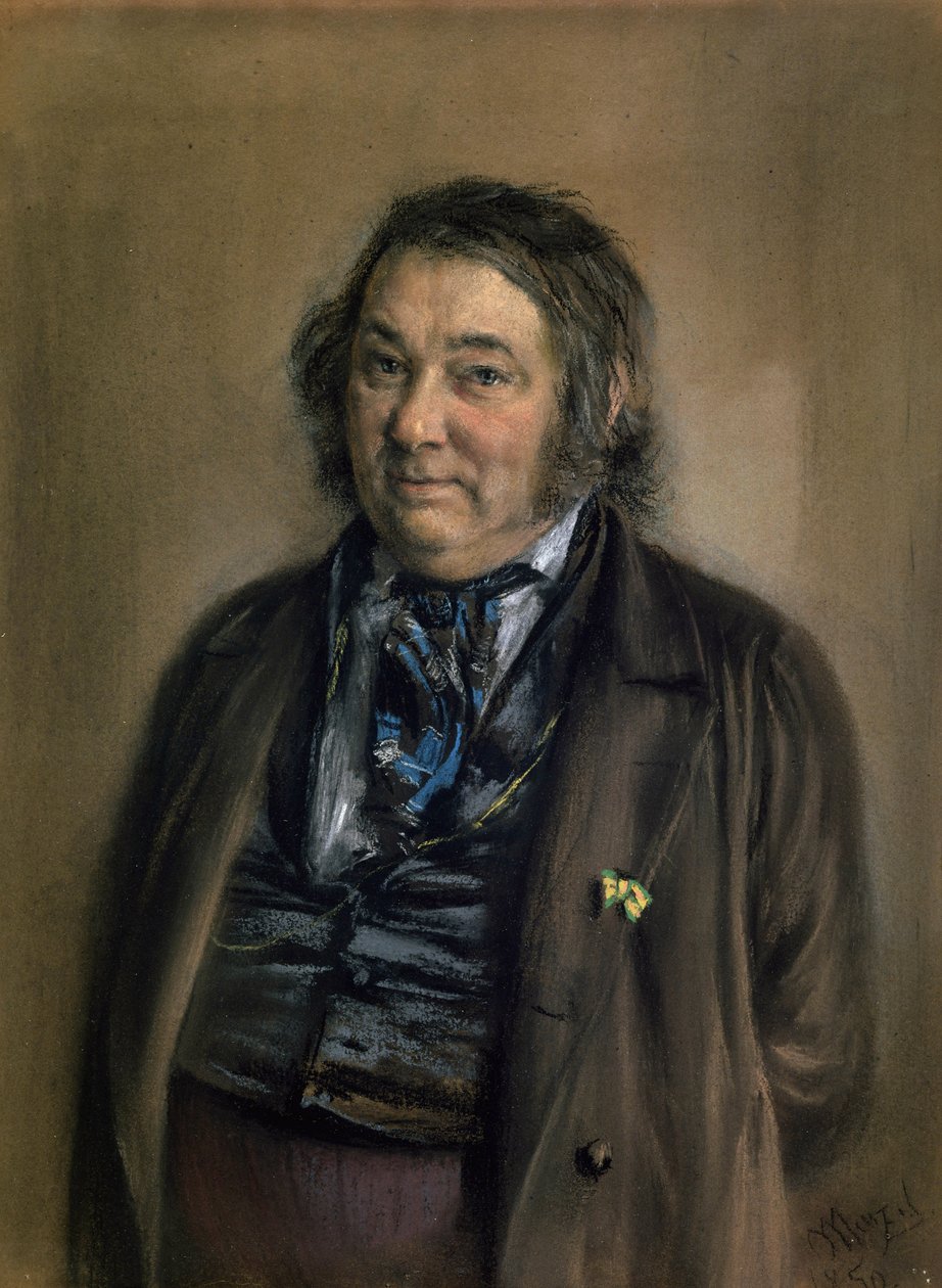 Heinrich Smidt (1798-1867) 1850 (kréta papíron) alkotó: Adolph Menzel