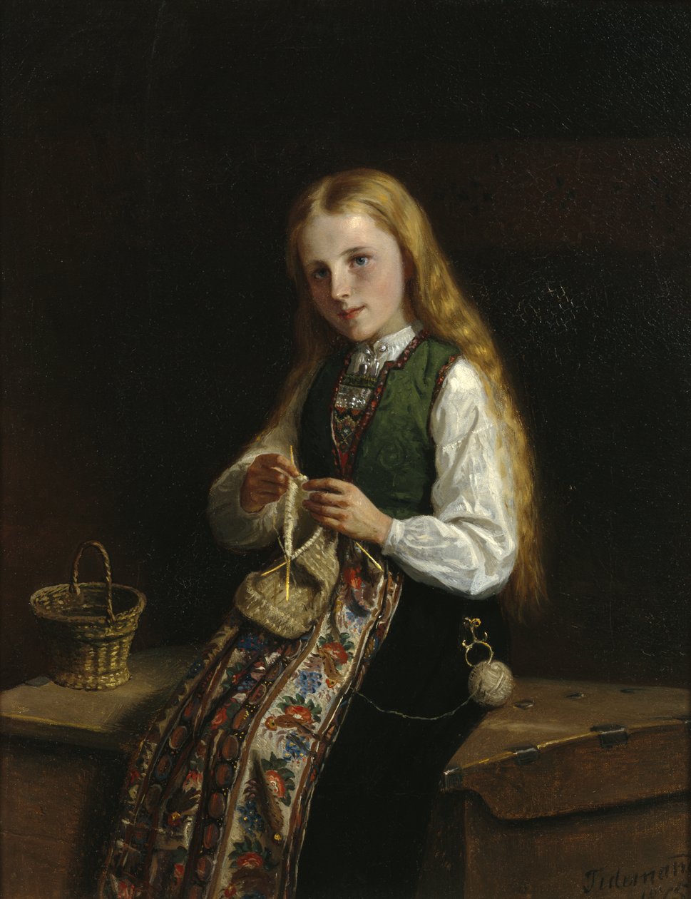 Kis Synneave alkotó: Adolph Tidemand